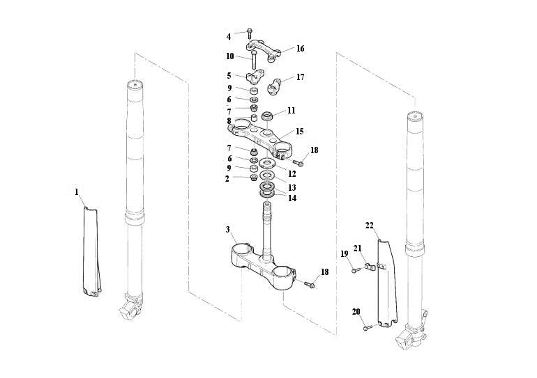 HUSQVARNA/HUSABERG UPPER CLAMP TE449-511 11-13 – 8000H1358