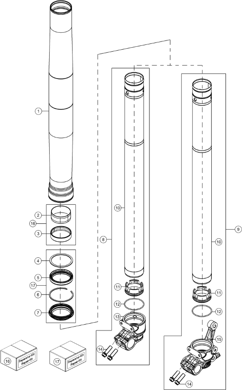 HUSQVARNA AXLE CLAMP OC L S CPL TUBE – 48601632S1