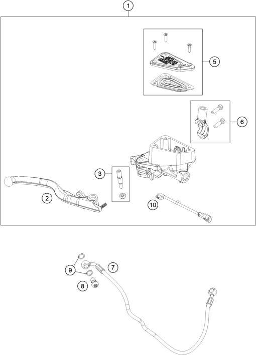 HUSQVARNA FRONT BRAKE LEVER BOLT – 64113006000