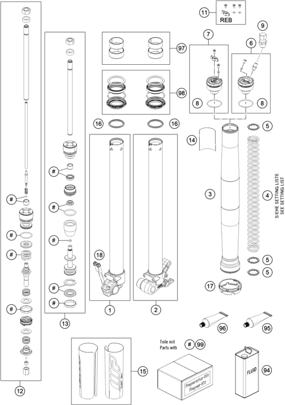 HUSQVARNA STICKER SET XACT AER 140X141 TC50 – 52000223SET