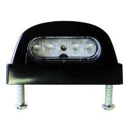 CYKEL NUMBER PLATE LIGHT 4 LED 12V ALLOY BLACK