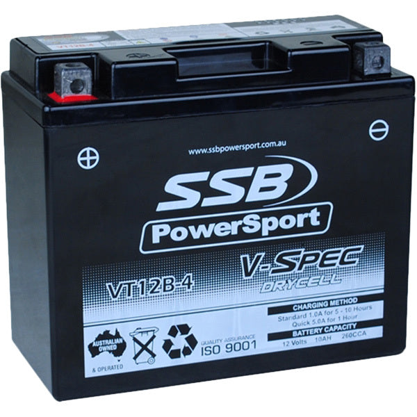 SSB VT12-B4 V-SPEC 12V HIGH PERFORMANCE AGM BATTERY