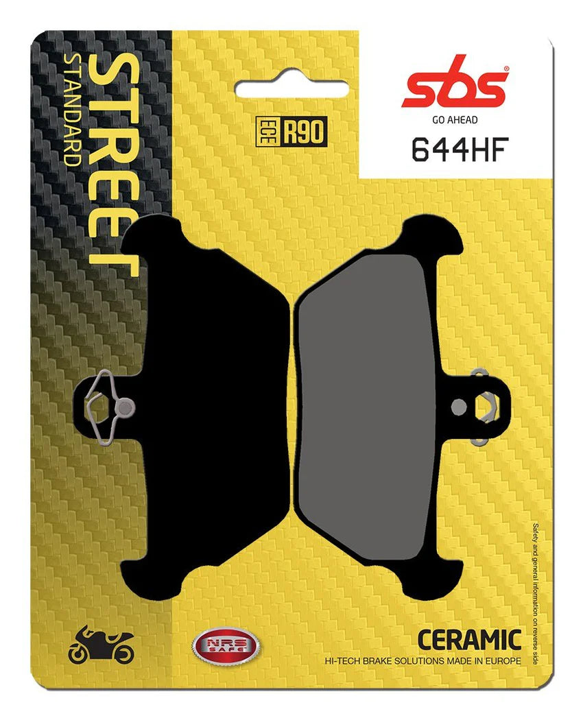 BENDIX FRICTION CERAMIC BRAKE PADS FRONT REAR SBS 644HF