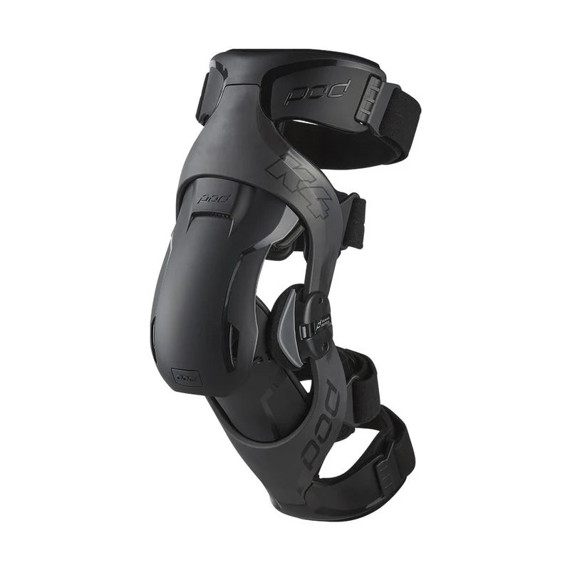 PODS K4 2.0 YOUTH KNEE BRACE RIGHT GRAPHITE BLACK