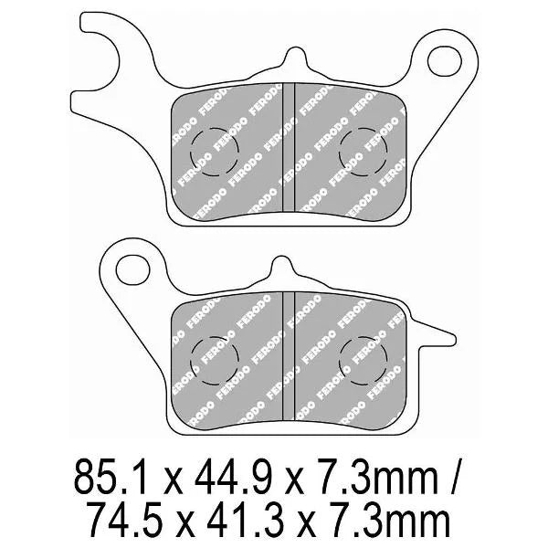 FERODO BRAKE DISC PAD SET FDB2289EF