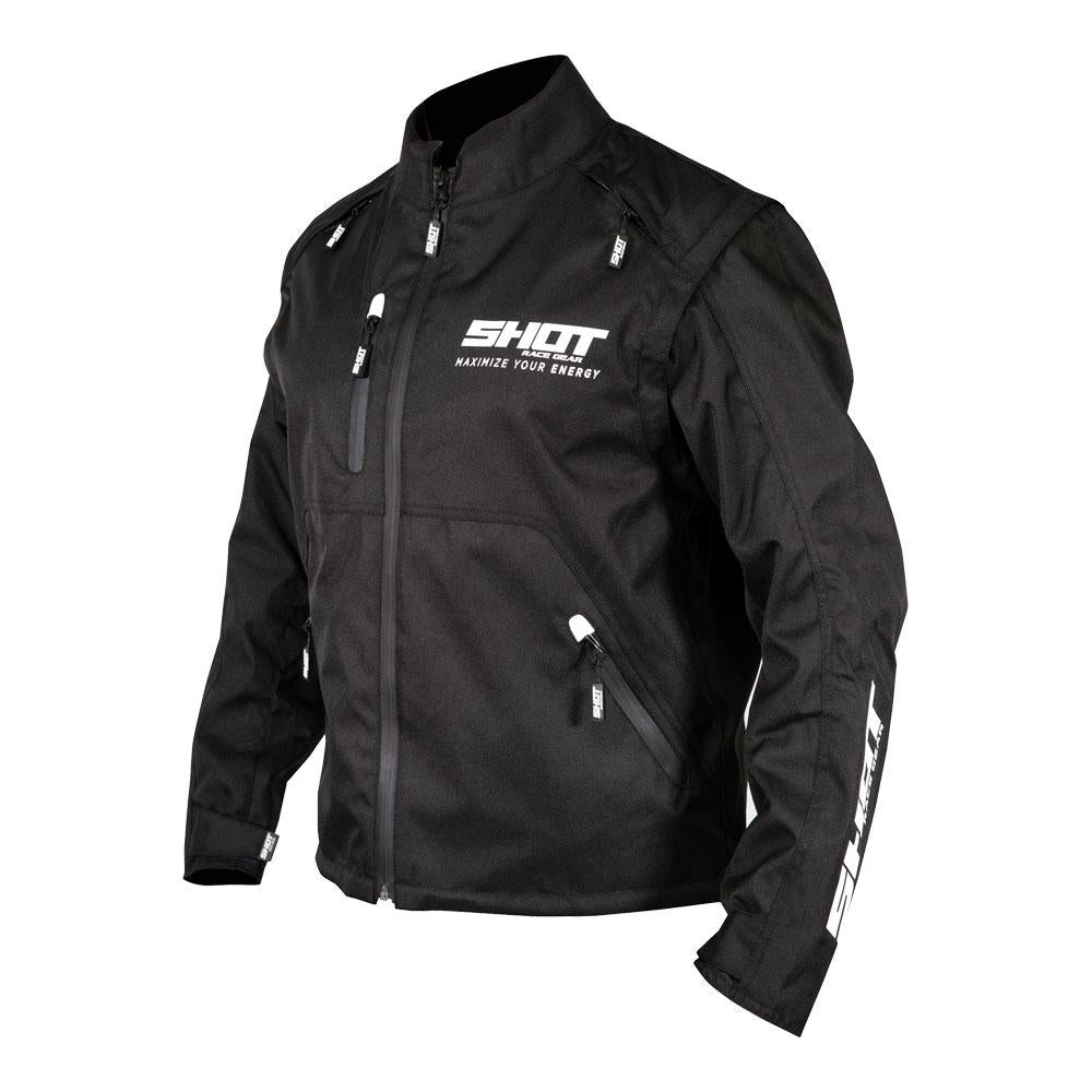SHOT ENDURO JACKET ASSAULT BLACK WHITE 2XL