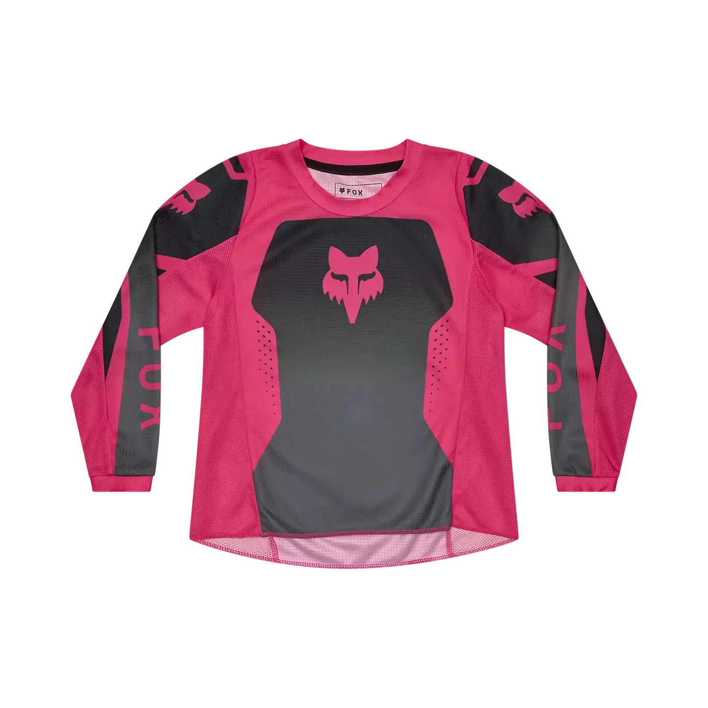 FOX KIDS GIRLS 180 SHIELD JERSEY BLACK/PINK