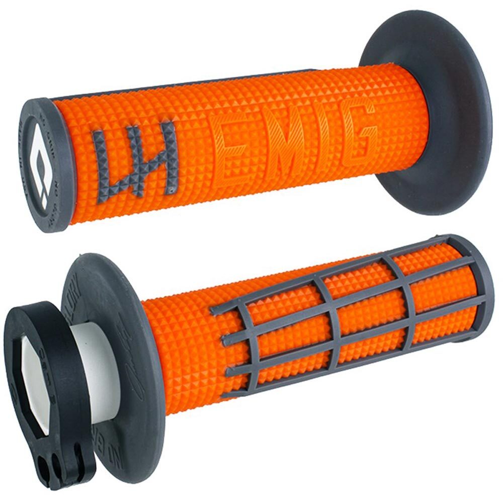 ODI V2 EMIG 2.0 LOCK ON GRIP ORANGE/GRAPHITE 2T/4T