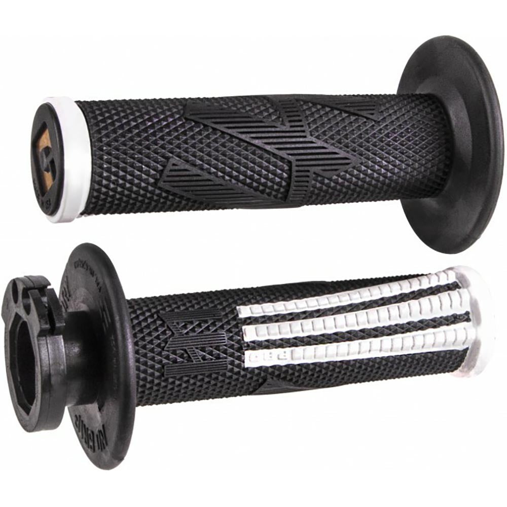 ODI V2 EMIG PRO LOCK ON GRIPS BLACK/WHITE 2T/4T