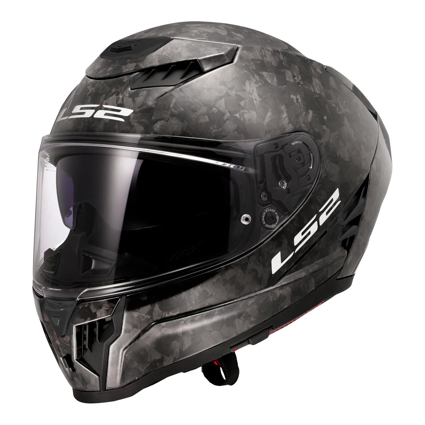 LS2 FF807 DRAGON FORGED HELMET GLOSS CARBON