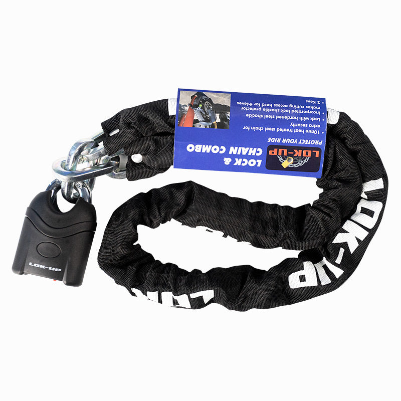LOK-UP PADLOCK CHAIN COMBO BLACK