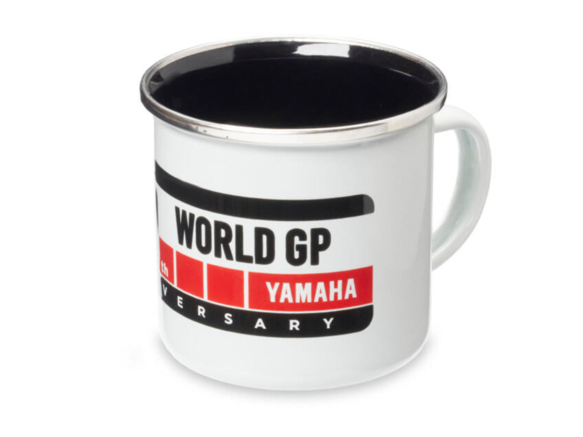 YAMAHA WORLD GP YZF R1 60TH ANNIVERSARY ENAMEL MUG – N21-TD009-C1