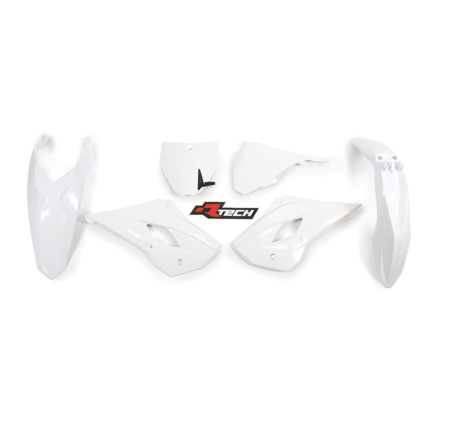 RTECH PLASTIC KITS TC85 2014-17 OEM WHITE