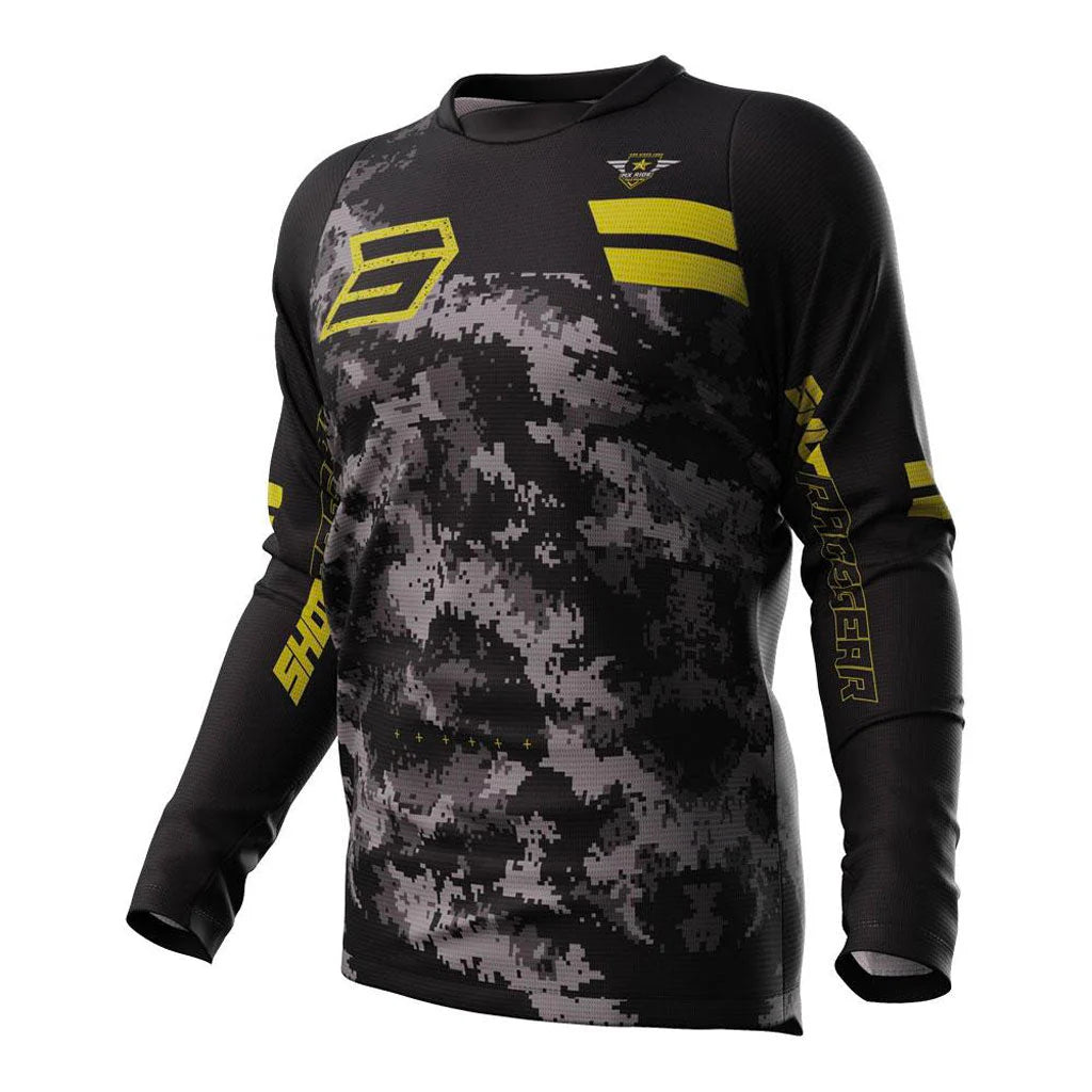 SHOT DEVO ARMY JERSEY BLACK/GOLD