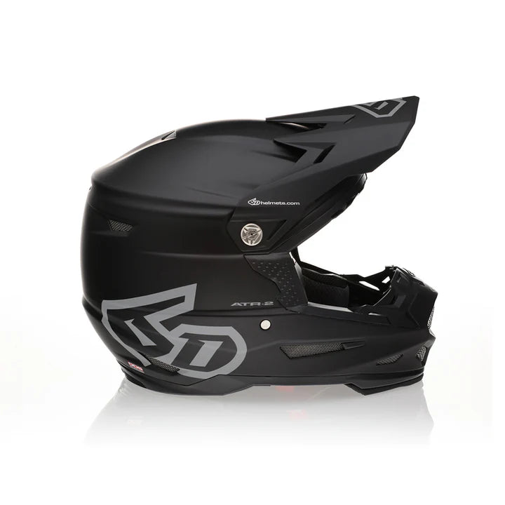 6D ATR 2Y HELMET SOLID MATTE BLACK
