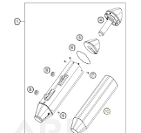 HUSQVARNA INSULATING MATERIAL FORMED PART – 79105081085