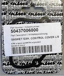 HUSQVARNA EXHAUST CONTROL COVER L/S GASKET – 50437006000