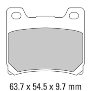 FERODO BRAKE DISC PAD SET FDB337EF