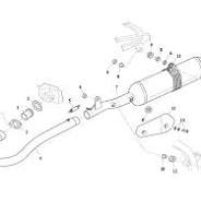 HUSQVARNA EXHAUST FITTING KIT – 8000H5397