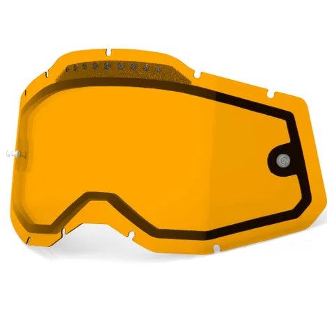 100% RACECRAFT 2/ ACCURI 2/ STRATA 2 LENS VENT DUALPANE PERSIMMON