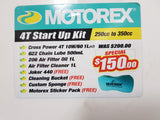 Motorex Offroad Start Up Service Kit - 4 Stroke