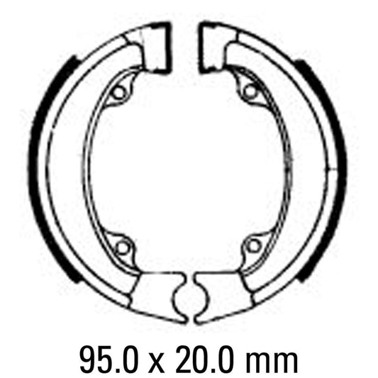 FERODO BRAKE SHOE SET FSB703