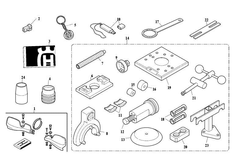 HUSQVARNA/HUSABERG HAND GUARD SET – 8000H5050