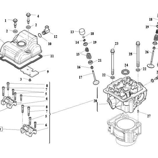 HUSQVARNA HEAD COVER GASKET – 8000A6563