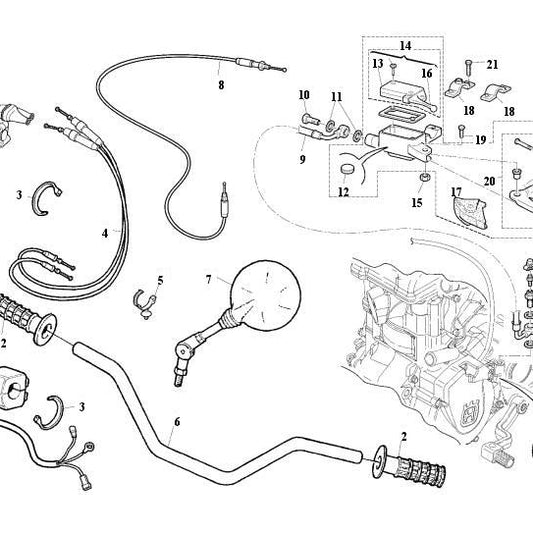 HUSQVARNA STARTER CABLE TC/TE/TXC 250-310 10-12 – 8000H2151