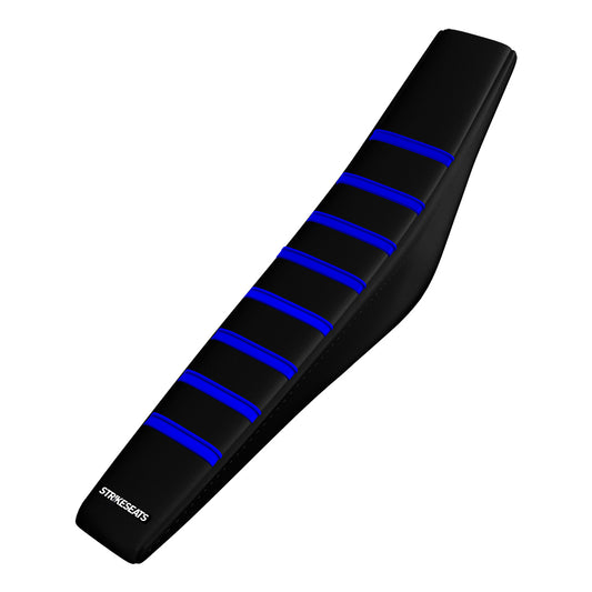 STRIKE SEATS YAMAHA YZ450F 23-25/YZ250F/YZ450FX/WR450F 24-25 BLU/BLK/BLK GRIPPER-PLEATED