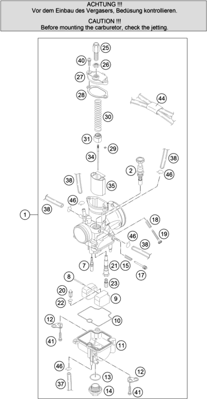 KTM JET NEEDLE N5HH KEIHIN