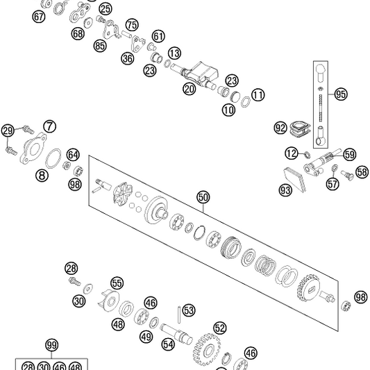 HUSQVARNA CLOSING COVER 2003 – 54637070200