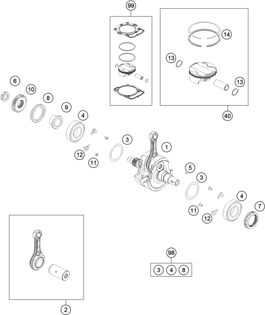 HUSQVARNA/KTM PRIMARY DRIVE GEAR – 79232023124