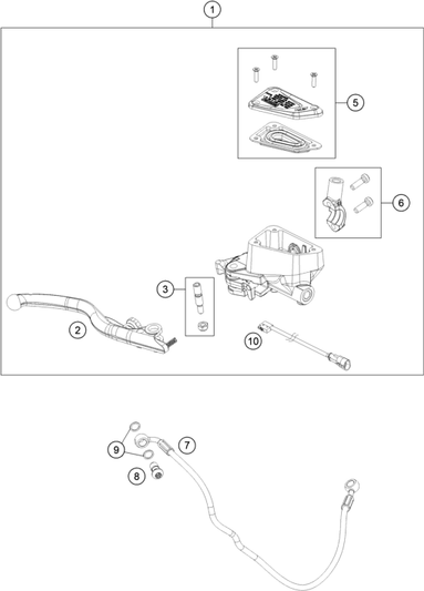 HUSQVARNA FRONT BRAKE LEVER BOLT – 64113006000