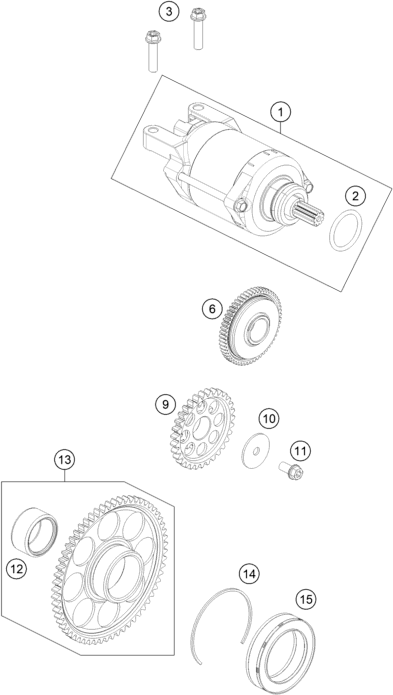 HUSQVARNA/KTM STARTER MOTOR STOP DISC 6X26X1.5 – 79240017000