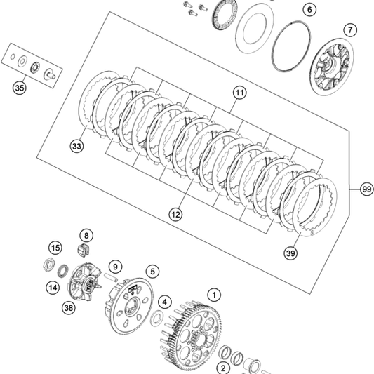 HUSQVARNA CLUTCH DAMPING RUBBER – 78132025100