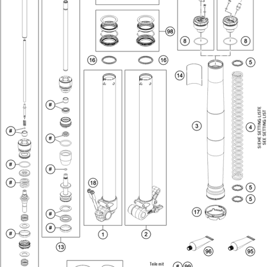 HUSQVARNA STICKER SET XACT AER 140X141 TC50 – 52000223SET
