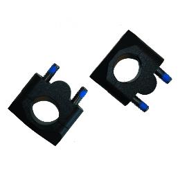 CYKEL HANDLEBAR CLAMP KIT ADAPTS FROM 22 TO 28MM BARS 19MM RISE BLACK