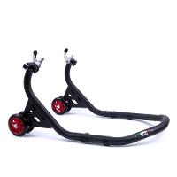 LA CORSA REAR STAND BLACK WITH RED WHEELS