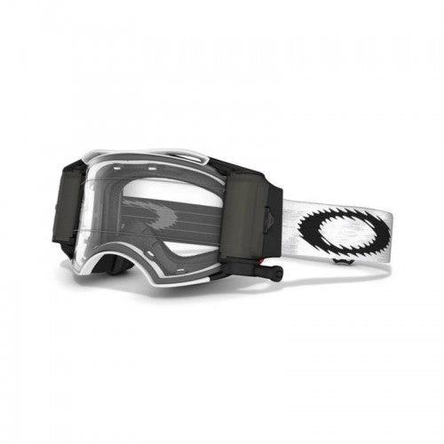 OAKLEY AIRBRAKE MX MATTE WHITE W RACE READY ROLL OFF