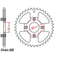 RK RR SPRKT 428 CT110 4 LUGS NOT POSTY BIKE