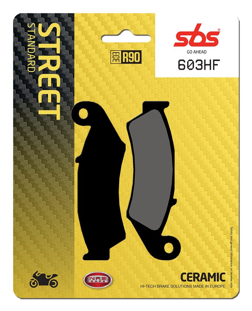 BENDIX FRICTION CERAMIC BRAKE PADS FRONT REAR SBS 603HF