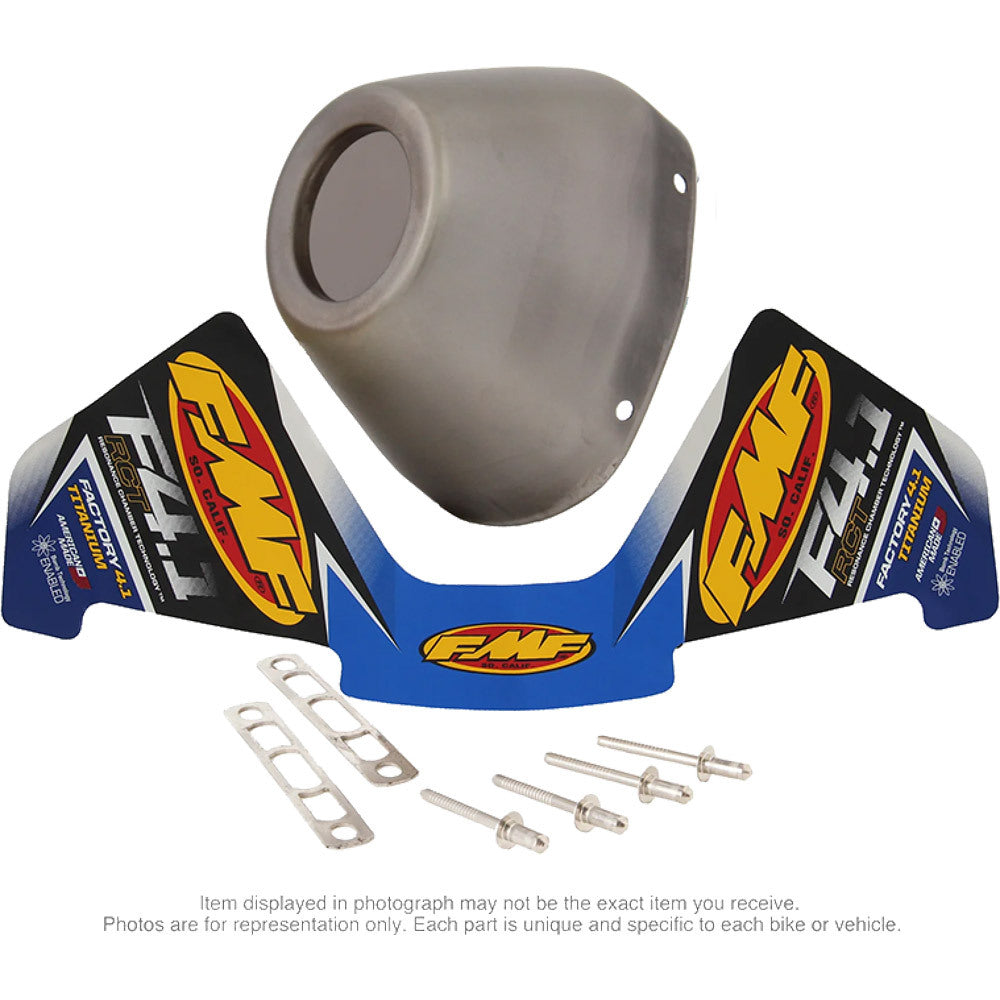 FMF RCT FACTORY 4.1 TITANIUM REPLACEMENT END CAP KIT