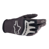 ALPINESTARS 2023 TECHSTAR GLOVES BLACK BRUSHED SILVER