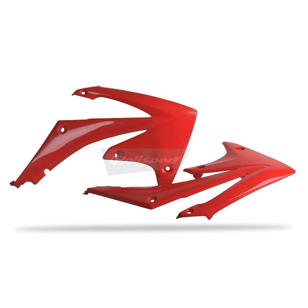 POLISPORT RADIATOR SCOOPS HONDA CRF250/450 10-12 RED