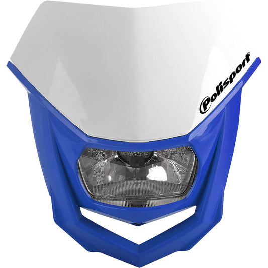 POLISPORT HEADLIGHT HALO BLUE/WHITE