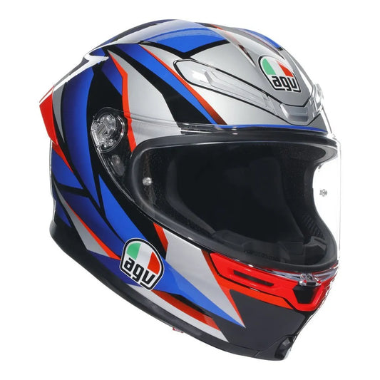 AGV K6 S SLASHCUT BLUE/RED - XL