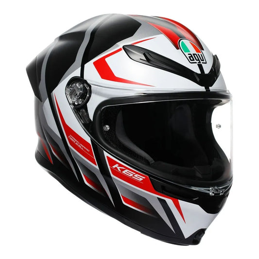 AGV K6 S KARVE BLACK/WHITE/RED - L