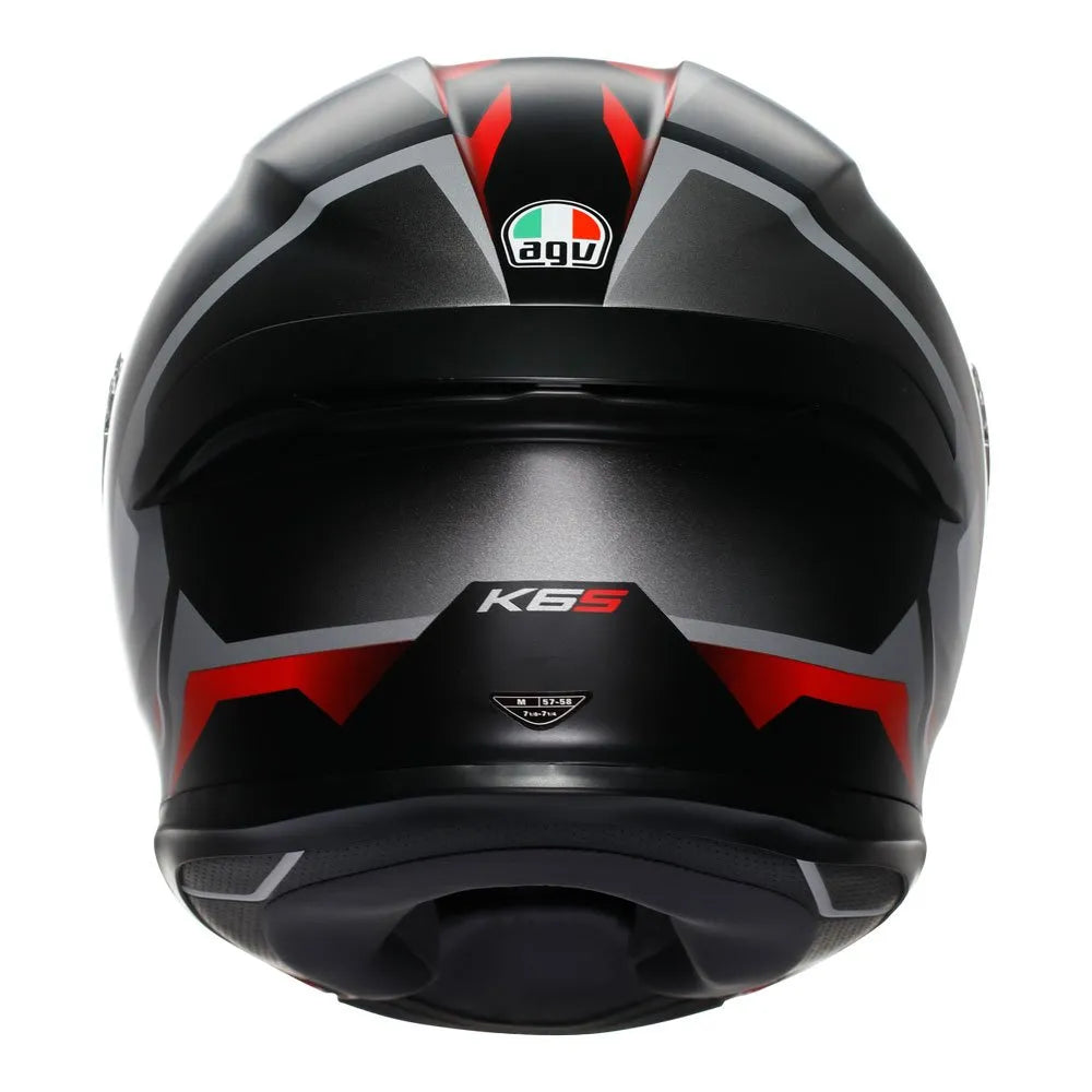 AGV K6 S KARVE BLACK/WHITE/RED - L