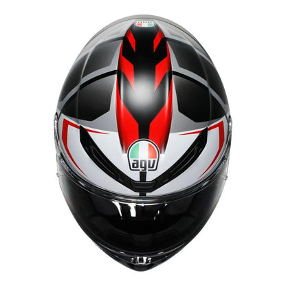AGV K6 S KARVE BLACK/WHITE/RED - L